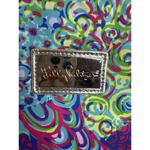 Lilly Pulitzer Laptop iPad Business School Tech Case Sleeve 9" x 12" Pink Floral - Picture 2 of 8